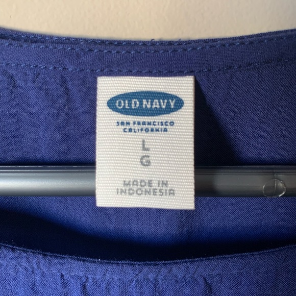 Old Navy open back short sleeve shirt size L - Picture 5 of 8